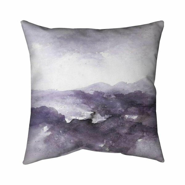 Begin Home Decor 20 x 20 in. Purple Cloud-Double Sided Print Indoor Pillow 5541-2020-AB72